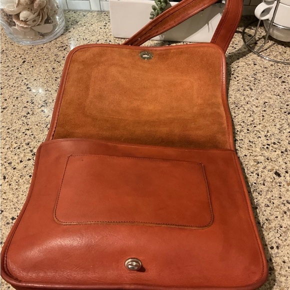 Coach Bonnie Cashin Suspender Bag Rust 9490 - Picture 9 of 16